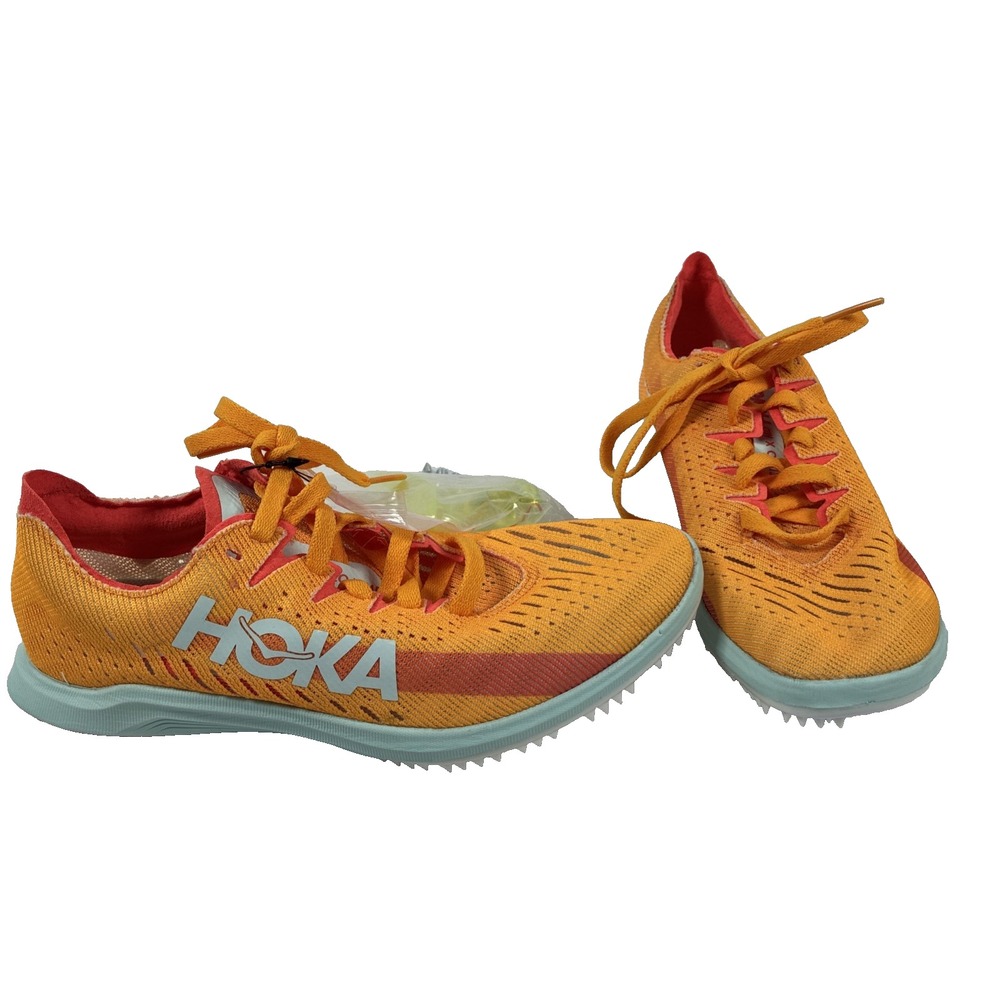 HOKA WOMEN'S 5 MEN'S 3.5 CIELO X LD DISTANCE TRACK SPIKES 1123097-RYCM NWOB